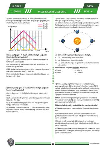 1.-unite_1_konu_mevsimlerin-olusumu_orta-duzey-testler_4-tane_dnzhoca_Sayfa_5_7_dnzhoca 8. Sınıf Mevsimlerin Oluşumu Testi – Orta Seviye (4 Test)