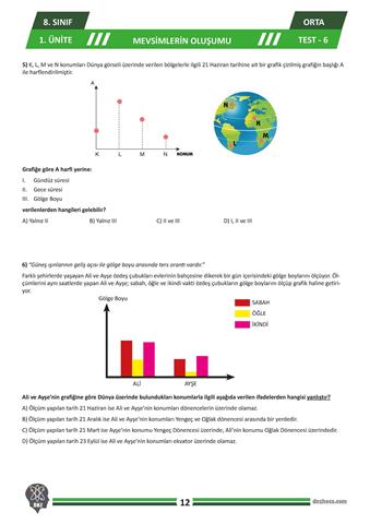 1.-unite_1_konu_mevsimlerin-olusumu_orta-duzey-testler_4-tane_dnzhoca_Sayfa_6_8_dnzhoca 8. Sınıf Mevsimlerin Oluşumu Testi – Orta Seviye (4 Test)