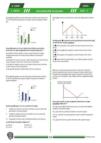 1.-unite_1_konu_mevsimlerin-olusumu_orta-duzey-testler_4-tane_dnzhoca_Sayfa_7_1_dnzhoca 8. Sınıf Mevsimlerin Oluşumu Testi – Orta Seviye (4 Test)