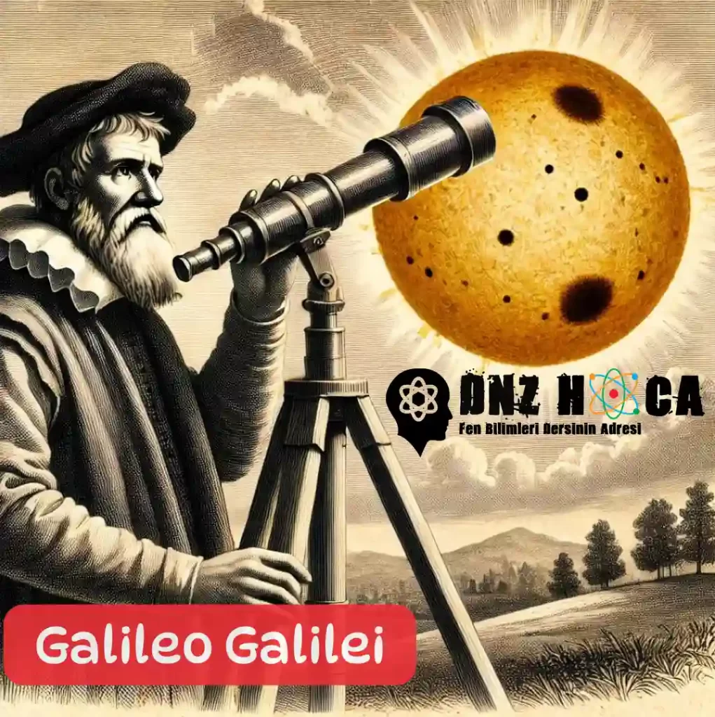 galileo-galilei-gunes-lekeleri-1021x1024 5. Sınıf Gökyüzündeki Komşumuz: Güneş Konu Anlatımı (Yeni Müfredat)