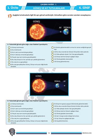 1_2_Gunes-ve-Ay-tutulmalari_calisma_kagidi_1_page-0001_2_dnzhoca 6. Sınıf Güneş ve Ay Tutulmaları Çalışma Kağıdı
