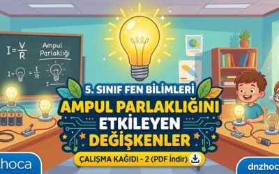 5. Sınıf Ampul Parlaklığını Etkileyen Değişkenler Çalışma Kağıdı 2 (PDF İndir)