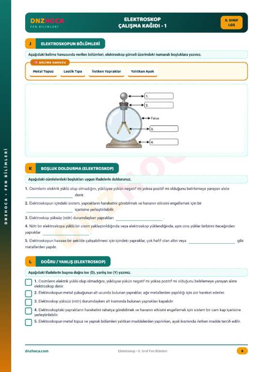 Elektrik_Yuklu_Cisimler_ve_Topraklama_Calisma_Kagidi_1_Sayfa_6-Orta 8. Sınıf Elektrik Yüklü Cisimler Çalışma Kağıdı 1 (PDF İndir)