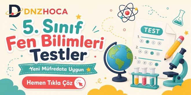  5. Sınıf Fen Bilimleri Çalışma Kağıtları