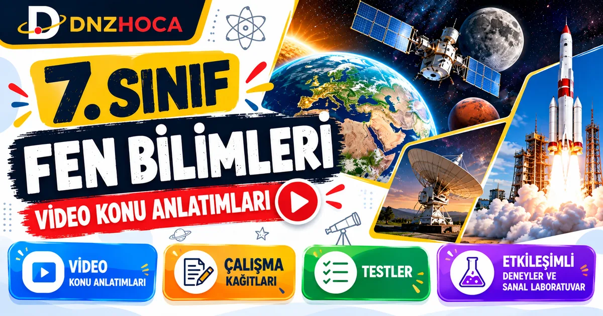  7. Sınıf Fen Bilimleri Video Konu Anlatımları